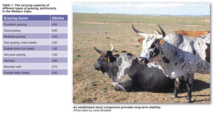 Find a balance between cash crops and the stock factor