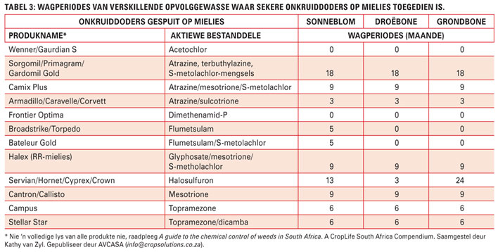 Hoe gemaak met onkruidbeheer in 'n wisselboustelsel met grondbone?