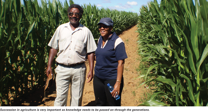 Succession in agriculture is very important as knowledge needs to be passed on through the generations.