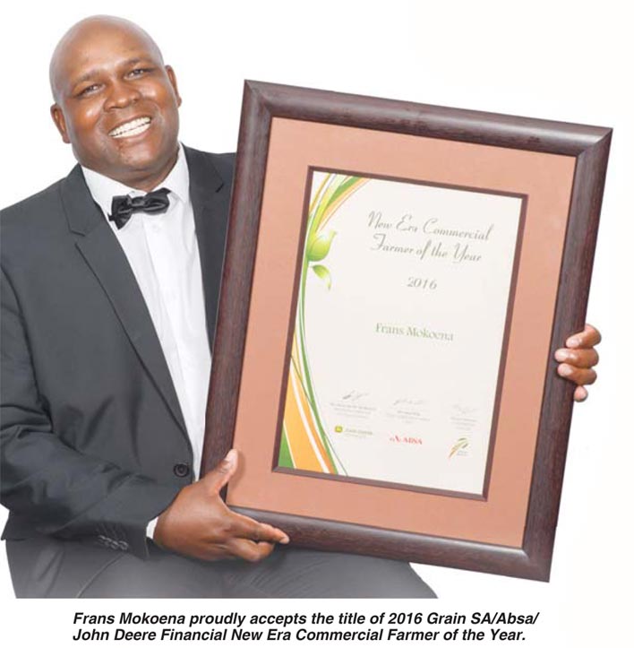 FRANS MOKOENA - our New Era Commercial Farmer of the Year