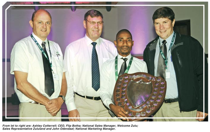 PANNAR SEED's 2015 top salespeople honoured