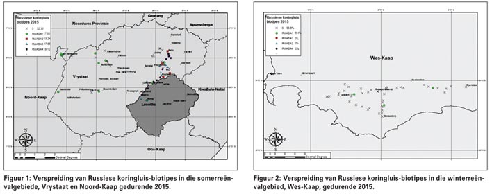 'n Kykie na die verspreiding van Russiese koringluis-biotipes in Suid-Afrika